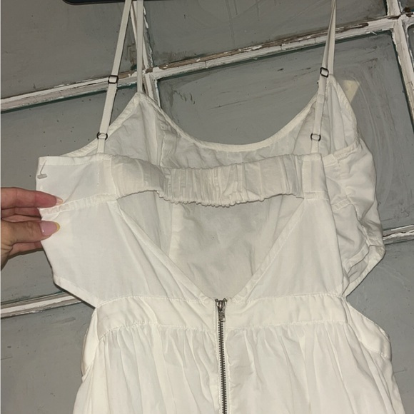 Abercrombie & Fitch White Ruffled Tiered Sundress - Picture 4 of 7